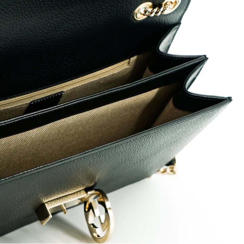 100% Authentic Gucci Interlocking Bag W/ Dust Bag… - image 6